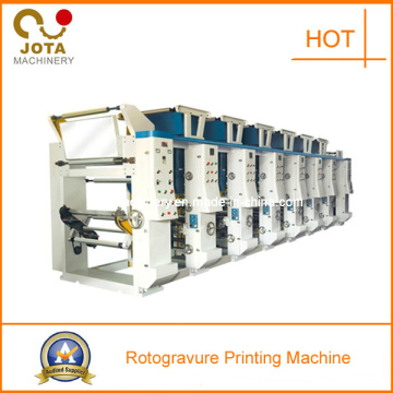 Rotogravure Plastic Film Roll Printing Machine